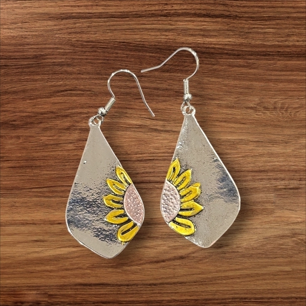 Bohemian Flower Dangle Earrings